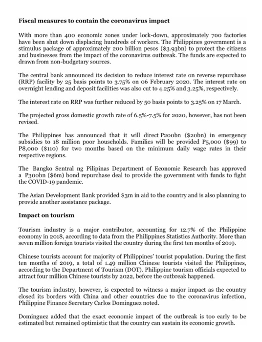 For case study 1, construct the following: (1)