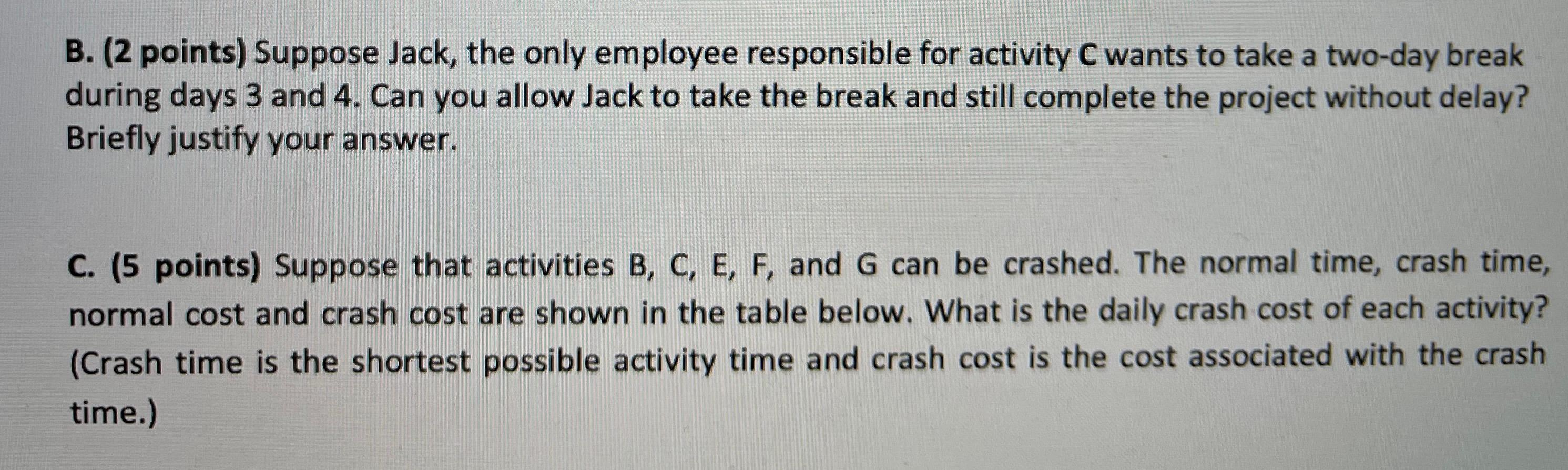 this 1 question has 4 parts. please answer all
