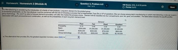need help Homework: Homework 2 (Module A)