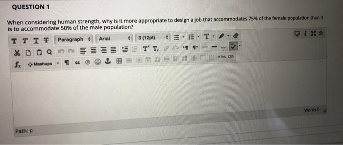 show all steps QUESTION 1 III When considering