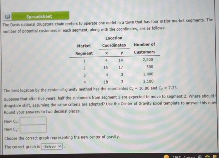 It's one question. 1 4 2 17 4 3 Spreadsheet The