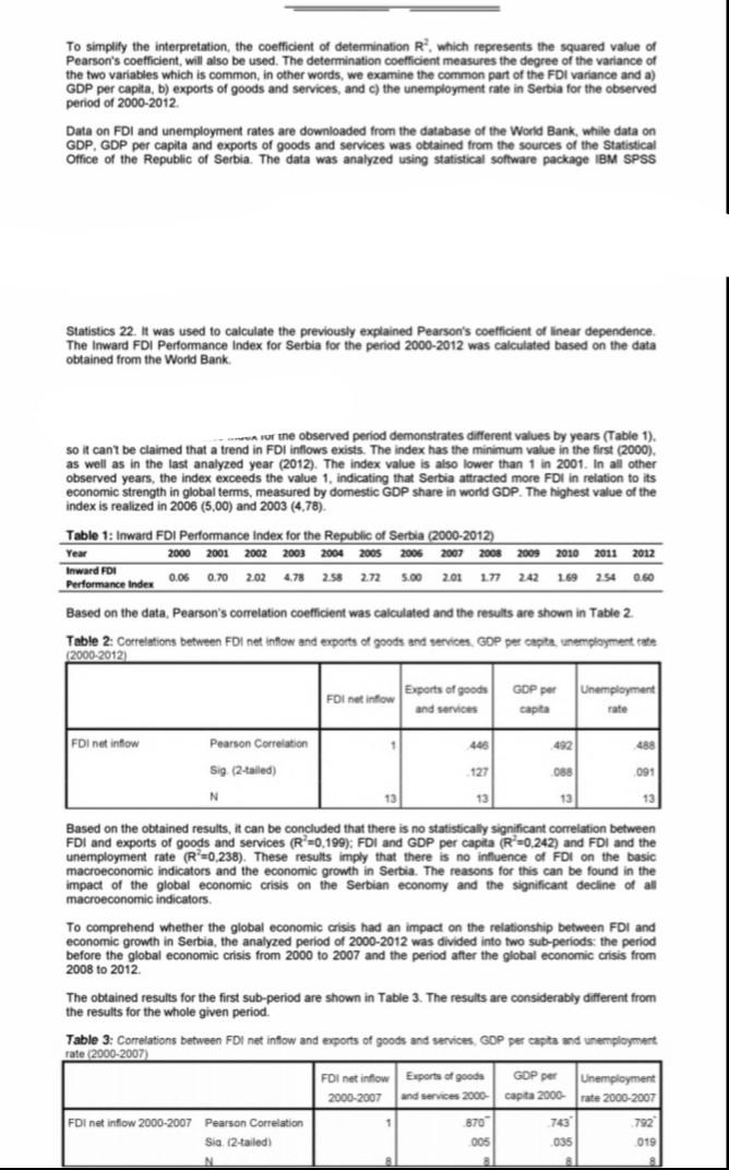 23 . To simplify the interpretation, the
