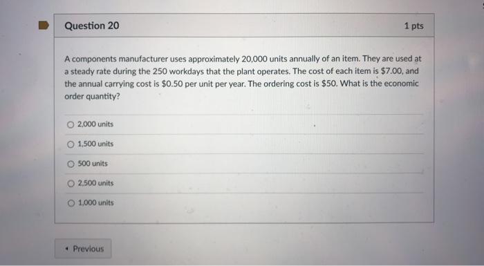 ill upvote 100% Question 20 1 pts A components