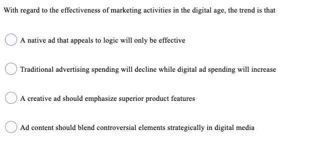 Which of the following would be a strategic