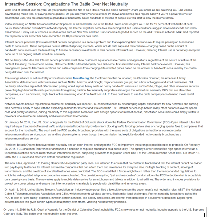 For the Week 4 Critical Thinking Exercise, you