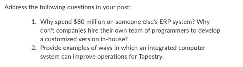 IMPORTANT NOTES: PLEASE WRITE A PARAGRAPH FOR