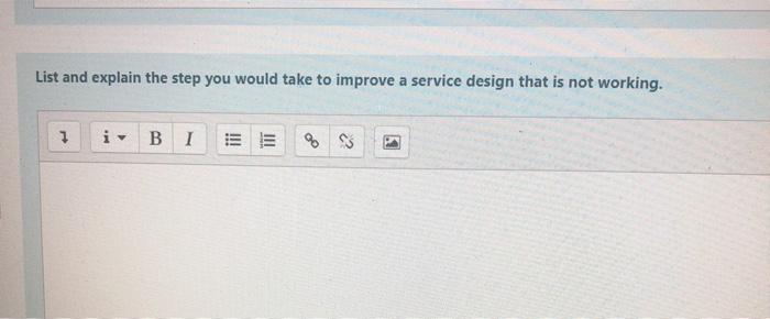 make details answer please List and explain the