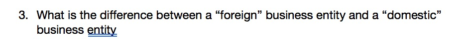 3. What is the difference between a foreign