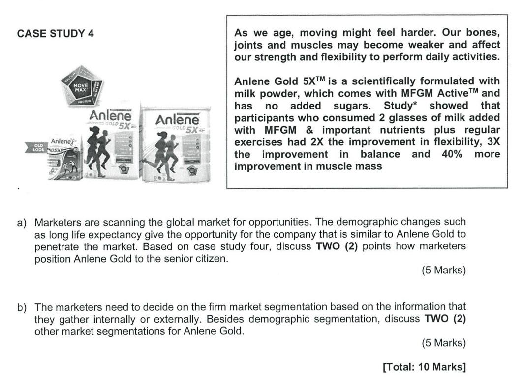 CASE STUDY 4 As we age, moving might feel harder.