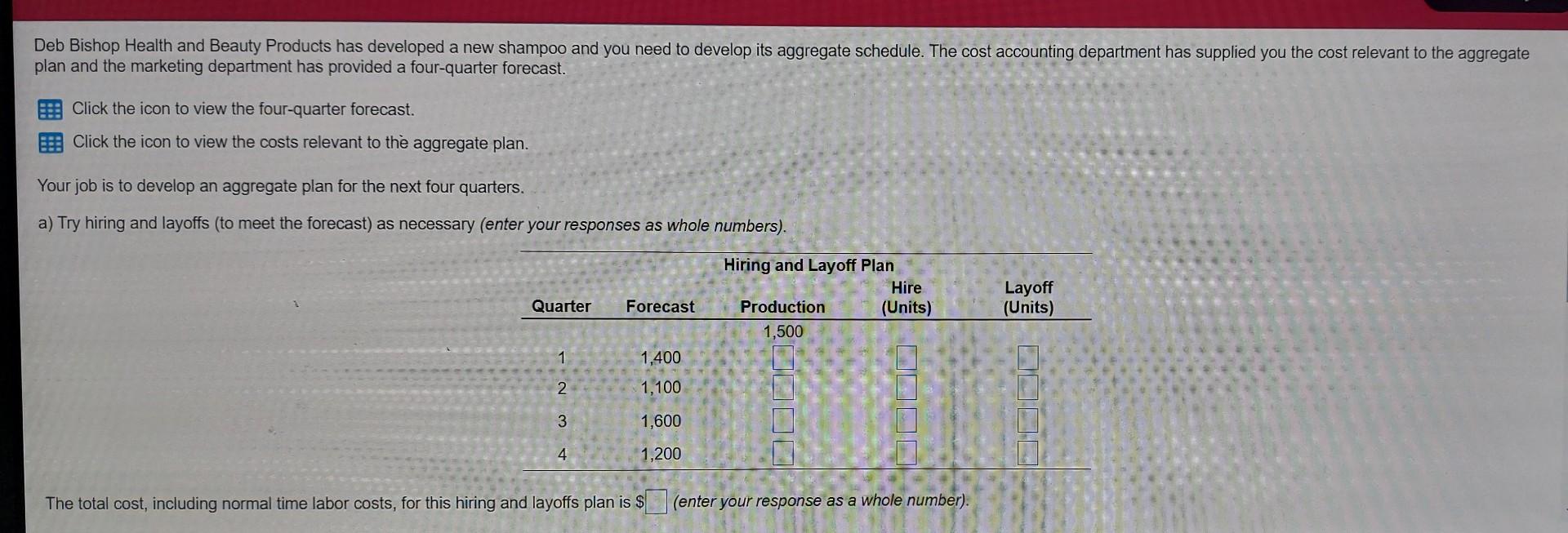 plan and the marketing department has provided a