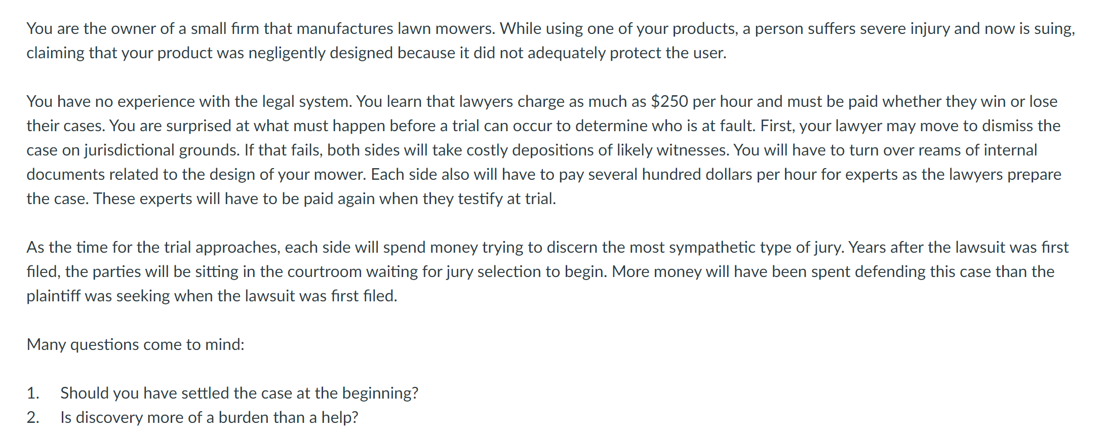 please answer the discussion post in about a