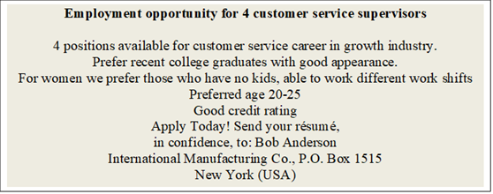 Mini case study: Read the following mini case and