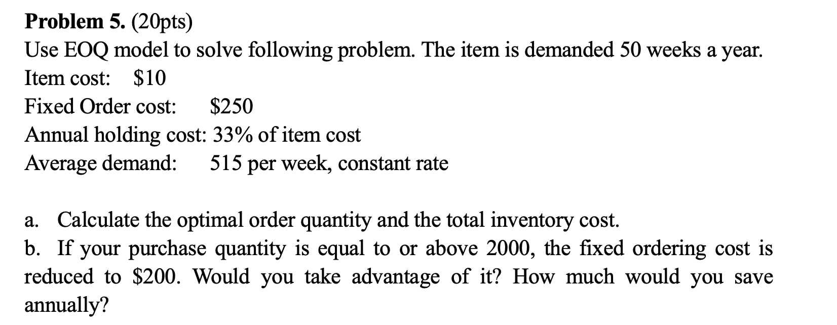 Please solve this problem. A thumb up will be