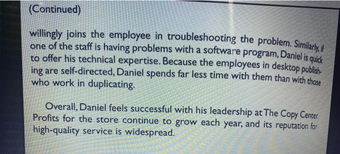 Other book CASE 7.2 Direction for Some, Support