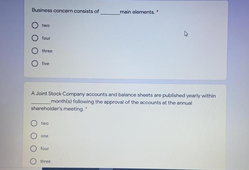 The minimum capital of a Joint Stock Company is