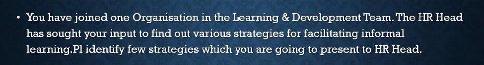 You have joined one Organisation in the Learning