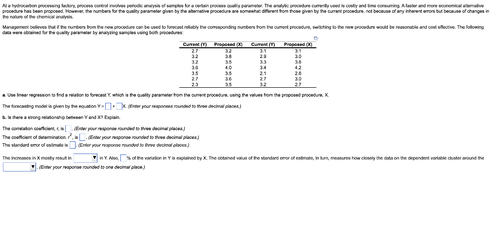 At a hydrocarbon processing factory, process