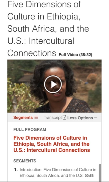 1) Explain your one or two key takeaways from the