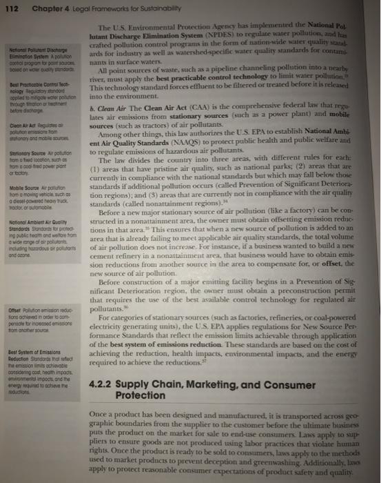 The insert on pg 108 and 109 provides an outline