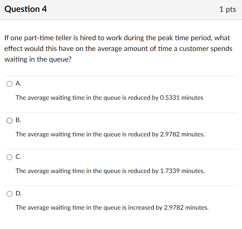 Q1 to Q6 are based on this problem. The manager