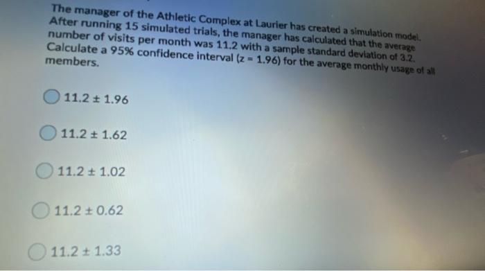 The manager of the Athletic Complex at Laurier