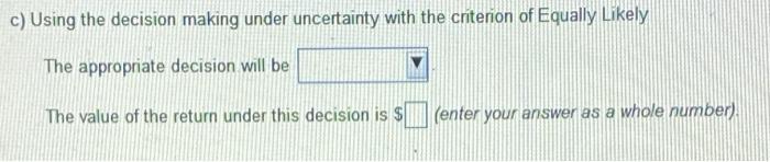 Given the following conditional value table
