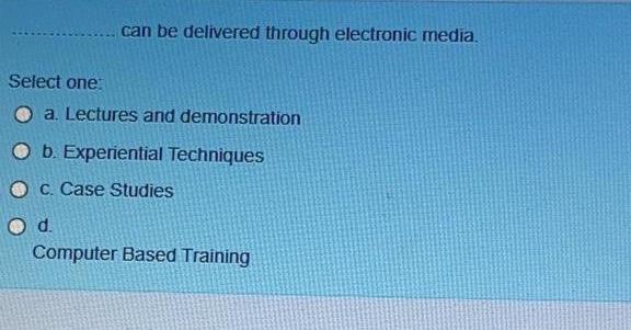 when using demonstration as a training method,