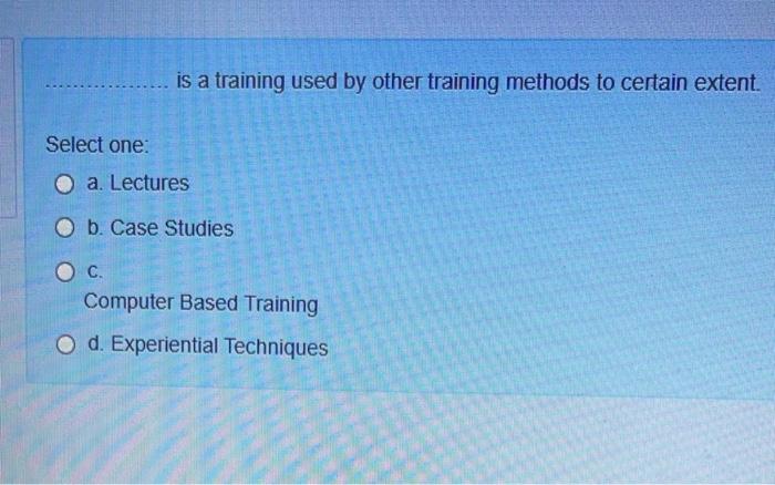 when using demonstration as a training method,