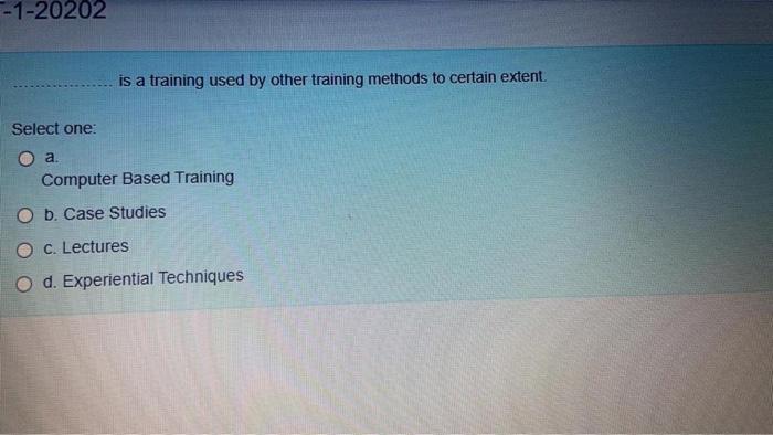 when using demonstration as a training method,