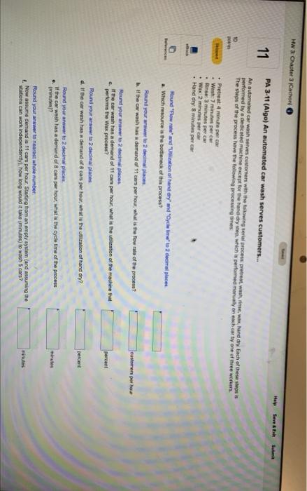 HW 2 Chapter 3 Cachor Help Seve Ek 11 PA 3-11