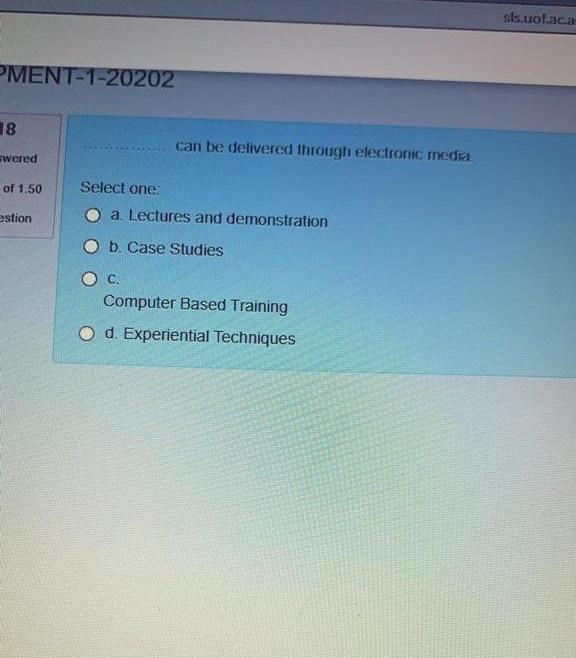 when using demonstration as a training method,
