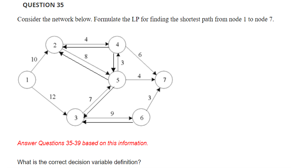 What is the correct decision variable definition?