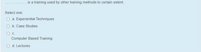 when using demonstration as a training method,