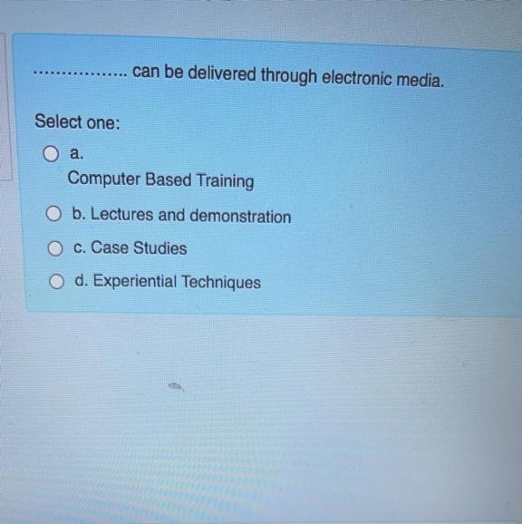 when using demonstration as a training method,