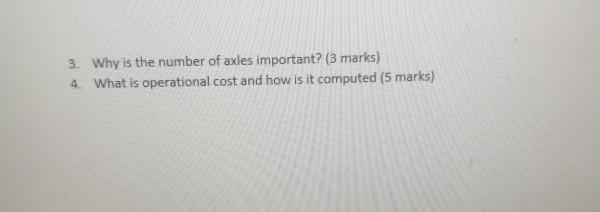 just the answer of this question 3. Why is the