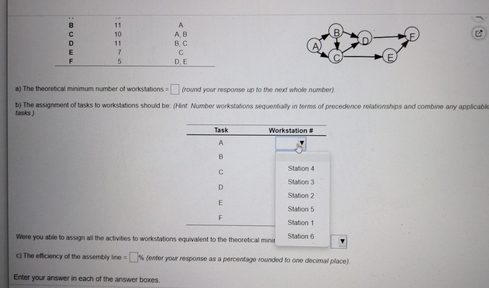 : 11 10 11 7 A , , D, E 5 a) The theoretical