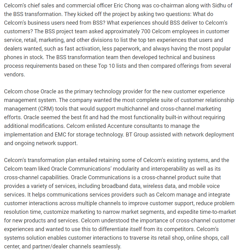 Business Problem-solving Case Customer