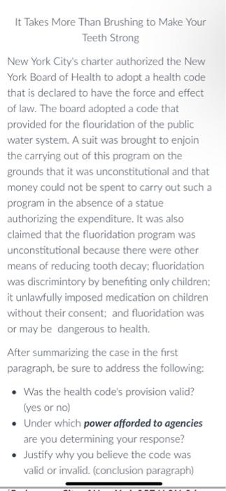 please help me asap! It Takes More Than Brushing