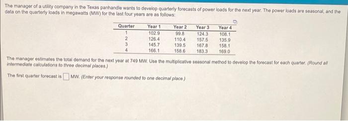 the question ask for the first, second, third and