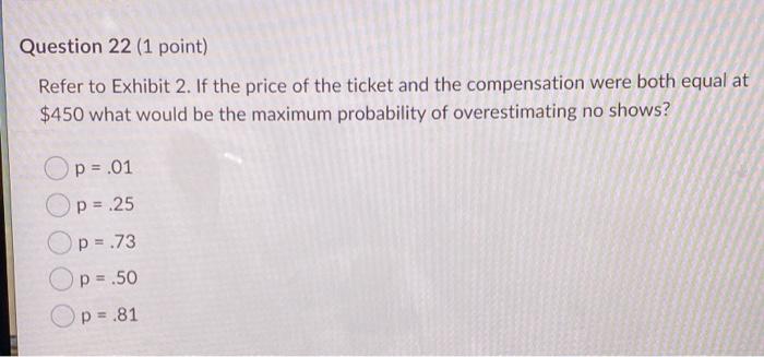 Exhibit 2. An airline flies the route