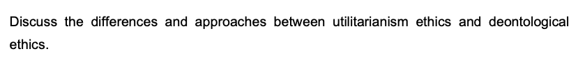 Discuss the differences and approaches between