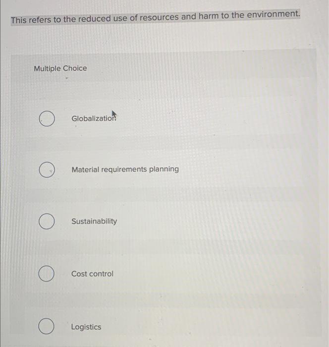 answer fast plz This refers to the reduced use of