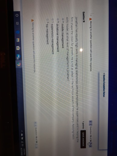 Destion Completion Status Moving to another