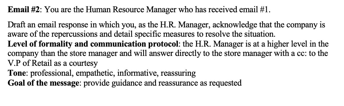 Evaluate the scenarios presented below. Applying