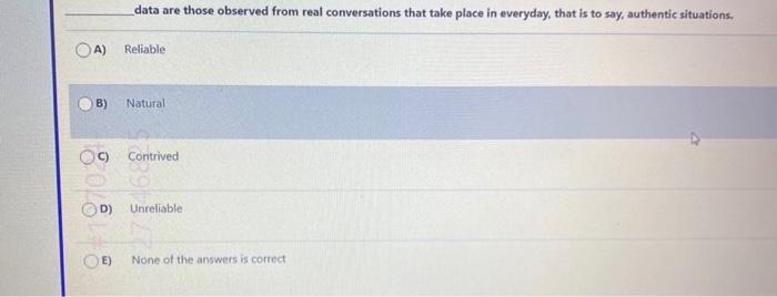 please choose the correct answer is concerned