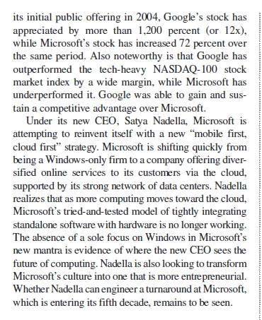 Read Mini Case 15 Competing on Business Models: