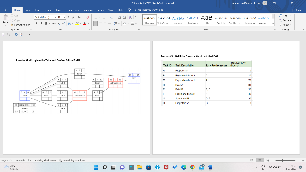Exercise +2 - Build the Flow and Canfirm Critical