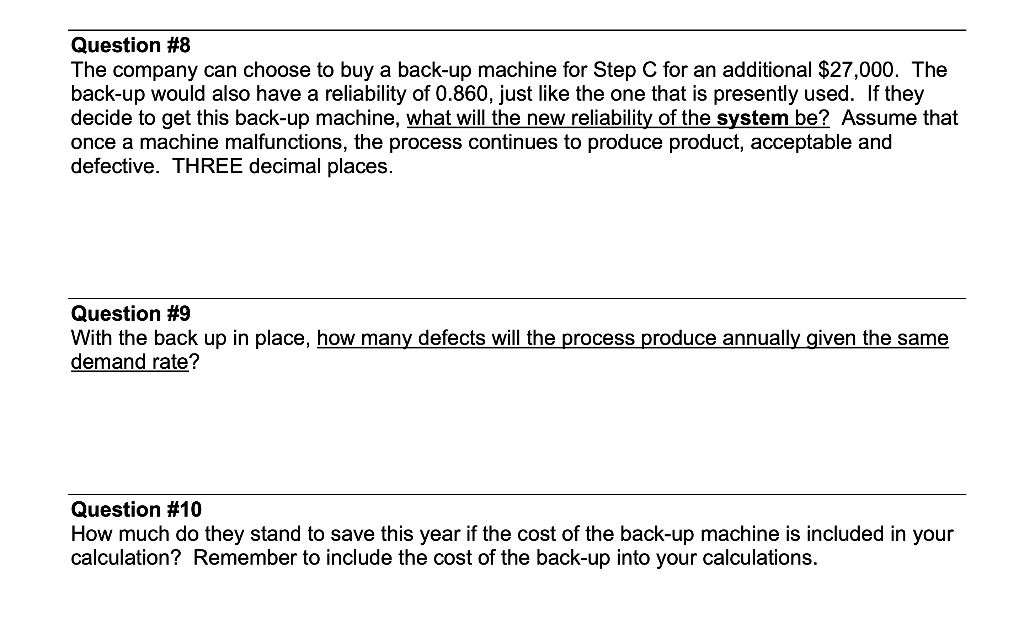 Hello, I need help with only question 8,9&10.