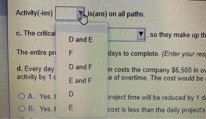 i More Info Activity A B C Duration (days) 3.5 7