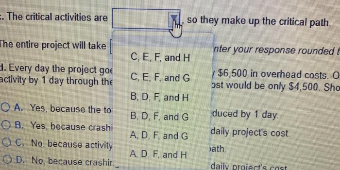 i More Info Activity A B C Duration (days) 3.5 7